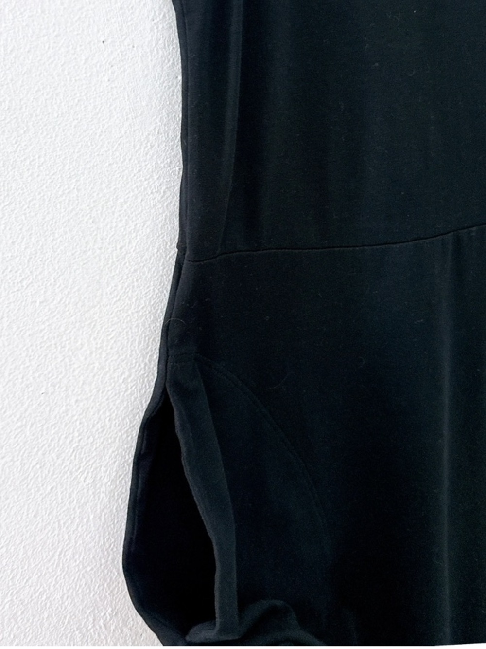 Gudrun Sjoden Dress Black Sleeveless A-Line Organic Cotton Stretch Tank Jersey - Picture 4 of 13